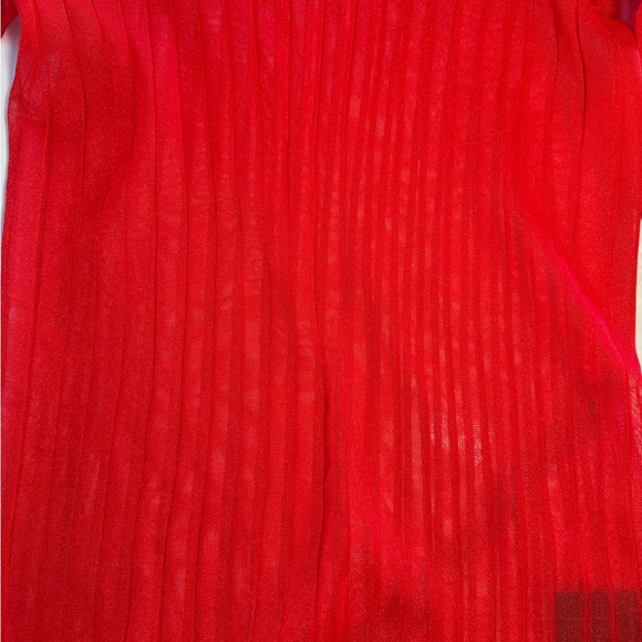 Alexander Wang red ribbed top - Picture 3 of 7